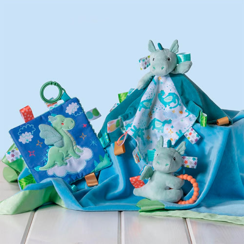 Taggies Drax Dragon - Crinkle Me Book