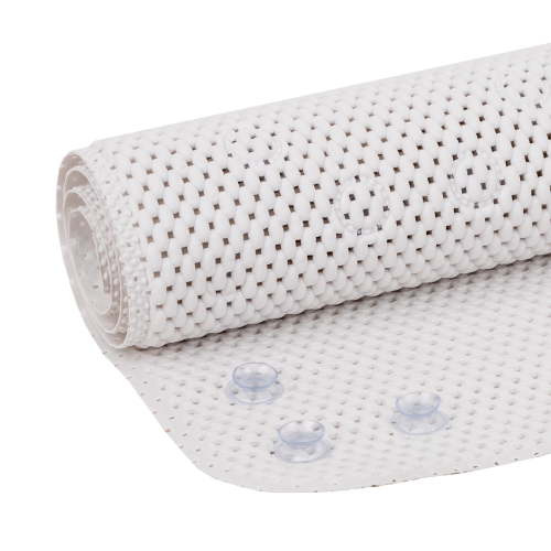 Mainstays 17" x 36" Cushioned Foam Bathtub Mat with Suction Cups, White