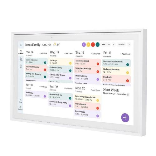 Skylight 15" Touchscreen Smart Calendar - White: Wi-Fi Enabled Digital Frame