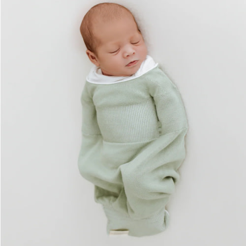 Bamboo Pure Mint Swaddle Sleep Sack - Small ( 6-12 pounds)