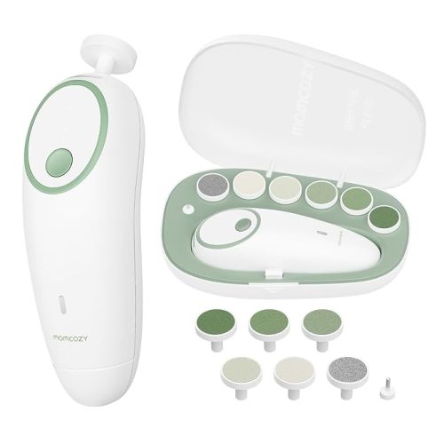 Momcozy Baby Nail File Electric, Gentle Night Light Baby Nail Trimmer
