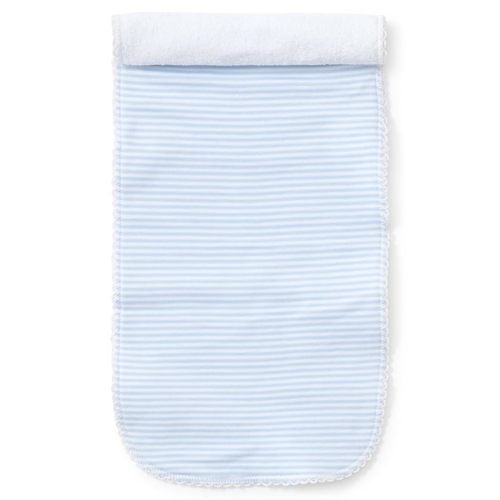 Kissy Kissy - Cotton Simple Stripes Burp - Blue-One Size