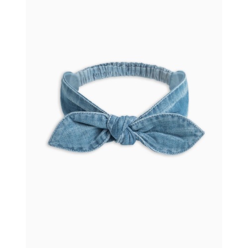 Chambray Bow Headband