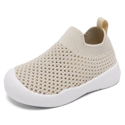 Eashi Baby Boy Girl Non-Skid Indoor Infant Walking Shoes Breathable Warm Elastic Sock Shoes with Memory Sole Protect Toes Outdoor Sneakers