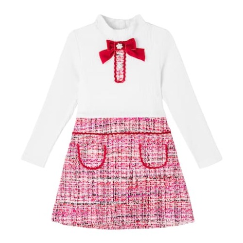 Knitted tweed dress (Size 3)