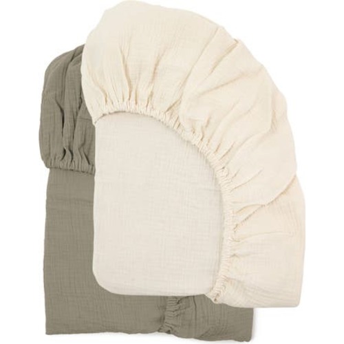 Assorted 2-Pack Muslin Crib Sheets