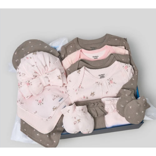 13-Piece Baby Girls Garden Baby Essentials Gift Set – Gerber Childrenswear