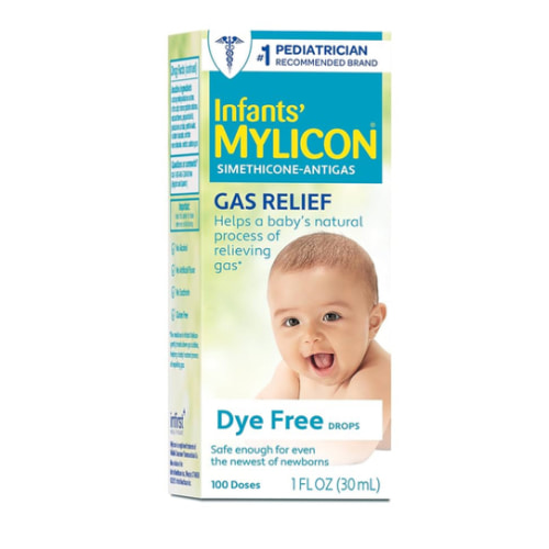 MYLICON Infants Gas Relief Drops for Infants and Babies, Dye Free Formula, 1 Fluid Ounce