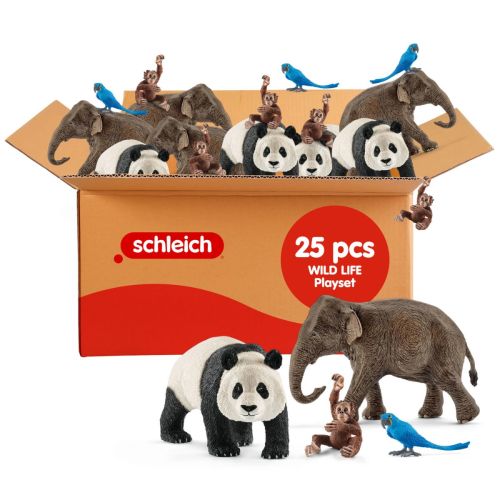 25-Piece Wild Life Bulk Bundle 77729 WILD LIFE | Schleich USA Inc.