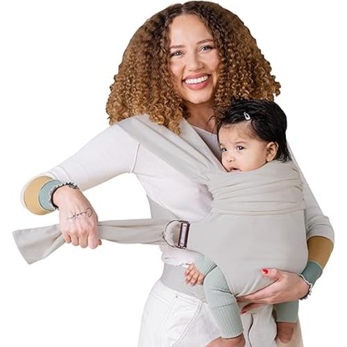 Lalabu The Simple Wrap Baby Wraps Carrier - Stylish Baby Sling Carrier for Newborns & Toddlers 13-28 lbs. Safety Tested, Easy-to-Use, Ergonomic, & Comfortable - Fog