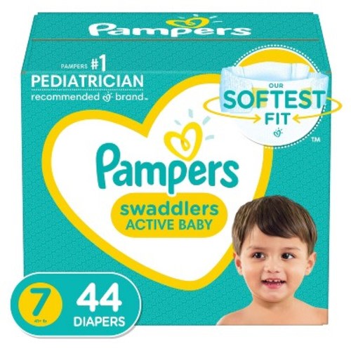 Pampers Swaddlers Disposable Diapers - (Select Size and Count)