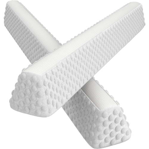 Baby Bed Bumpers for Toddlers Foam Bed Guard Rail for Kids Bed Toddler Bed Bumper for Twin Full Queen King Size Bed Grey, 2-Pack