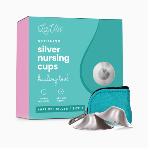 LaVie Silver Nursing Cup Set - Silver, Size 2 -Xl