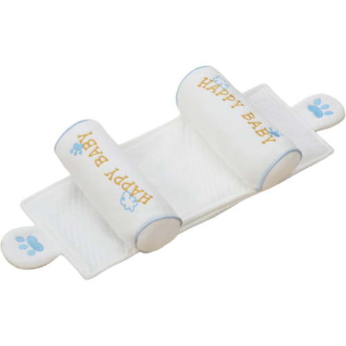 Premium Baby Support Pillow - Organic Cotton Infant Head Cushion for Newborns 0-12 Months Sleeping