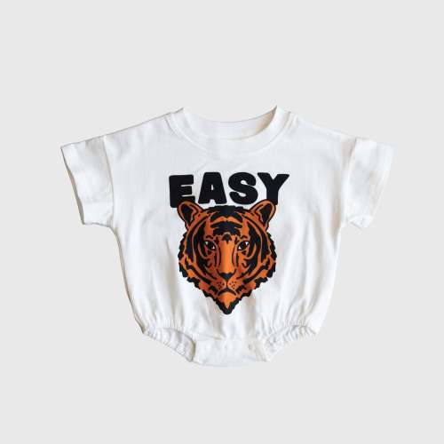Short Sleeve Romper | Easy Tiger