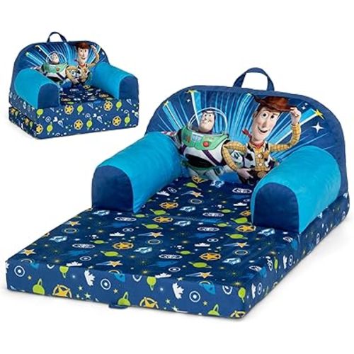 Delta Children - Toy Story Cozee Buddy Flip-Out Kids Chair, Blue