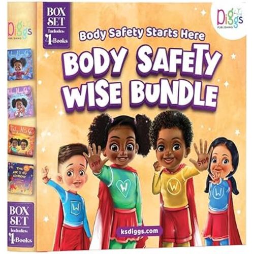 Body Safety Wise Box Set 1: Four Book Set Hardcover (Ages 2-12) (Where Hands Go)