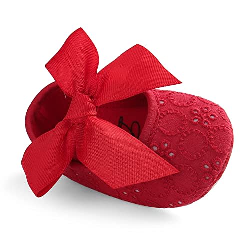 Baby Girls Princess Bowknot Soft Sole Cloth Crib Shoes Sneaker
