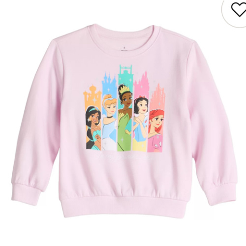 Girls Jumping Beans® Disney Princess Graphic Pullover (4T)