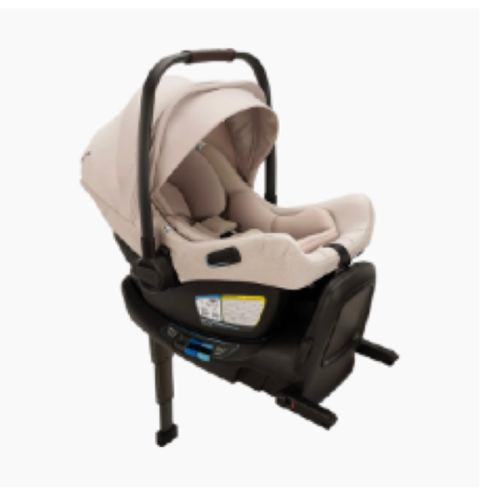 Nuna Pipa Aire RX Infant Car Seat in Biscotti