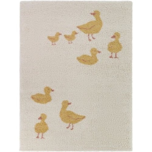 Ferenc Yellow 5 ft. x 7 ft. Youth Ducks Area Rug