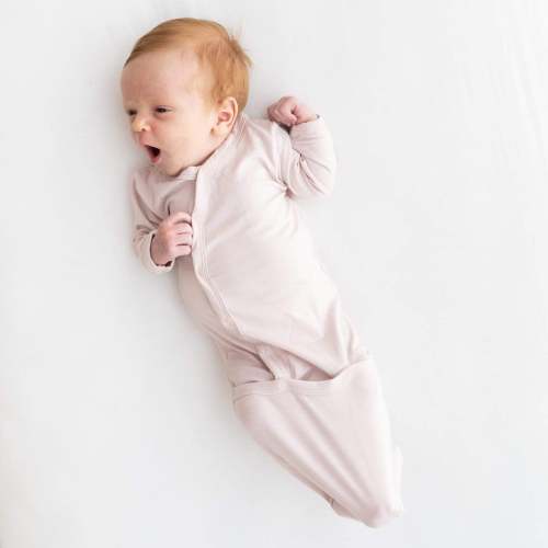 Bamboo Baby Bundler in Blush | Newborn Gown | Kyte Baby