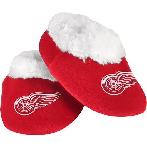 FOCO Unisex-Baby NHL Logo Bootie Slipper