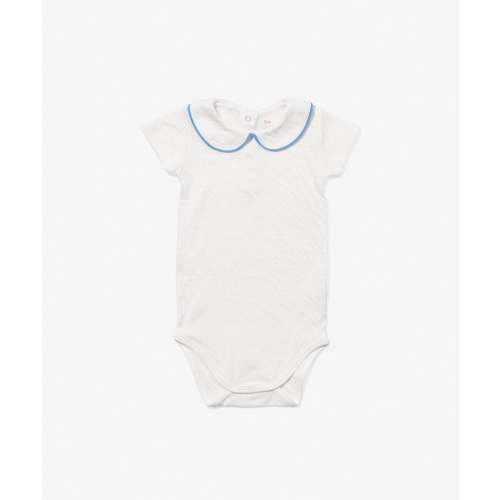 Pan One-piece, Blue Piping