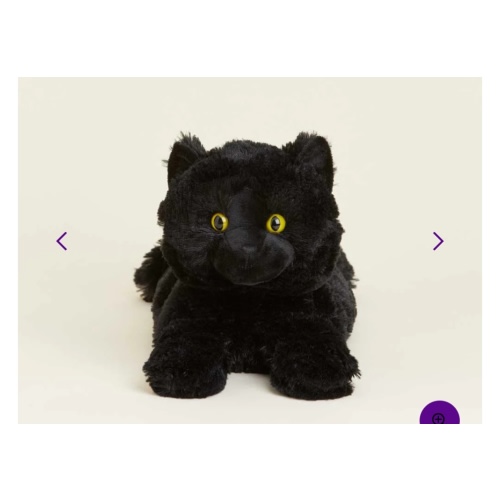 Warmies Black Cat Stuffed Animals | Black Cat Heating Pad