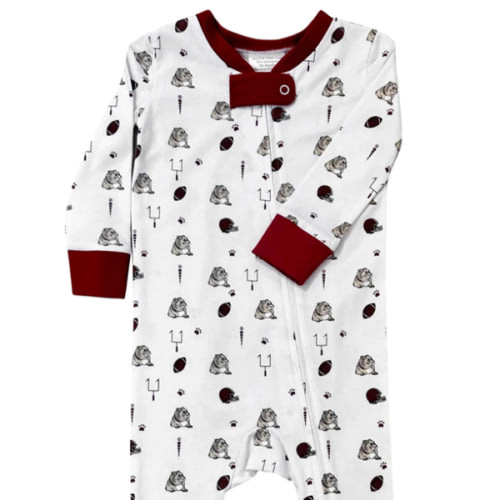 Bulldogs Touchdown Playsuit – Maroon & Co
