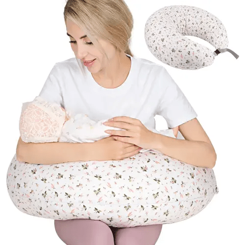 Chilling Home Nursing Pillow for Breastfeeding,Multifunctional Adjustable Breast Feeding Pillow,Bottle Feeding More Support for Mom and Baby, Breastfeeding Essentials for Newborn,Removable Cover