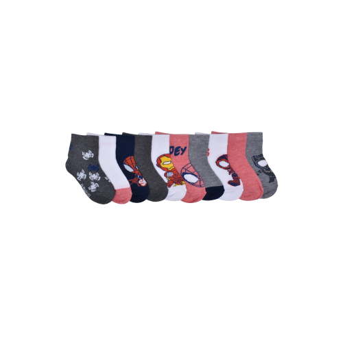 Character Toddler Ankle Socks, 10-pack, Sizes 12M- 5T