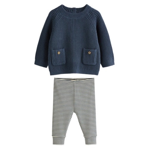 Pocket Sweater & Leggings Set, 0-3M