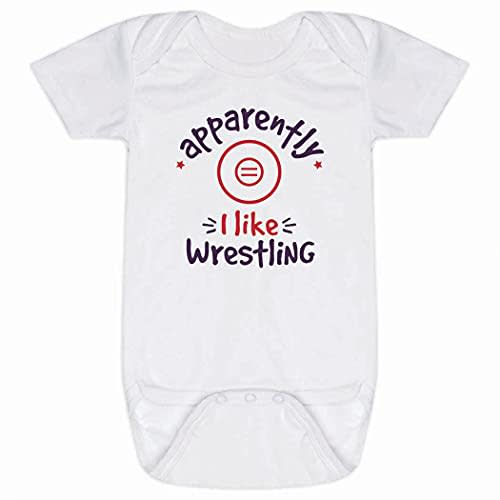 ChalkTalkSPORTS Wrestling Baby Bodysuit - Infant One Piece - Snap Closure