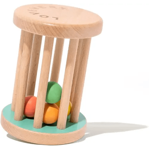 Lovevery, Montessori Rolling Rattle, Baby Rattle Starting at 12 Weeks