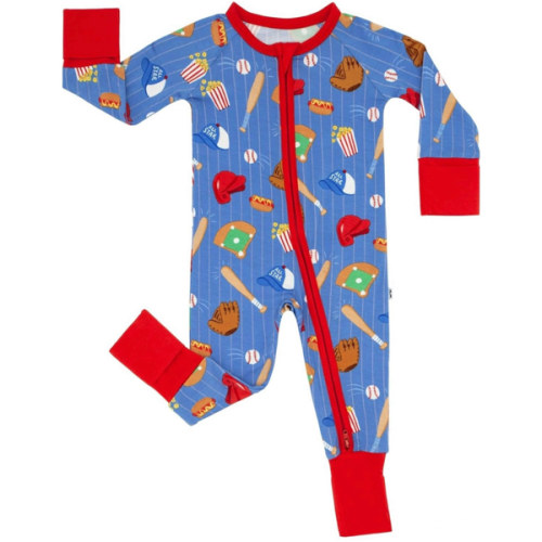 Little Sleepies Pajamas for Baby Boys & Girls, Viscose from Bamboo Baby Pajamas, Sleepers, 2-Way Zipper PJs