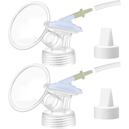 Maymom Pump Parts (19mm) Compatible with Zomee Z1, Zomee Z2, BabyBuddha Double Electric Breastpump; Replacement Accessories to Zomee Pump Parts, BabyBuddha Pumps Parts