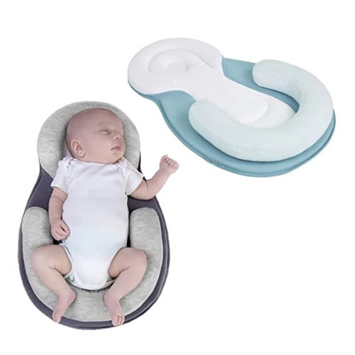 Portable Baby Bed Infant Newborn Nest Lounger Pillow Ergonomic Comfortable Mattress - Orbisify.com