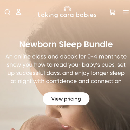 Newborn Sleep Course Bundle | Taking Cara Babies