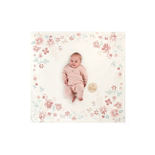 Floral & Wood Milestone Gift Set