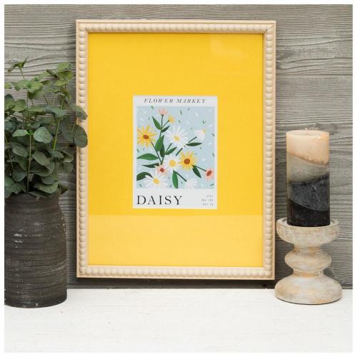 Flower Market Daisy Framed Wall Decor