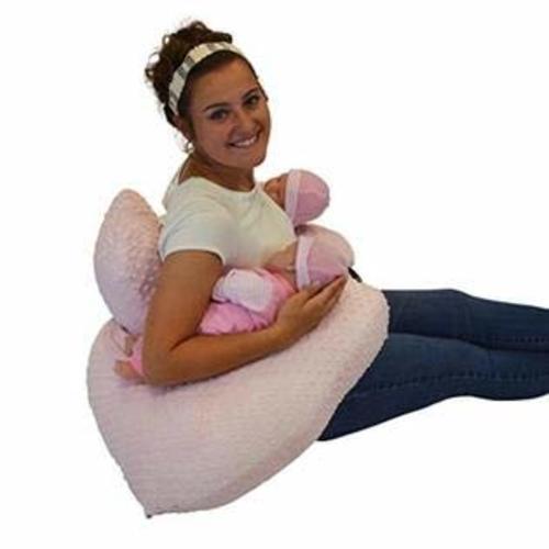 Twin Z The Pillow - Support and Pregnancy Pillow! Cuddle Pink DOTS