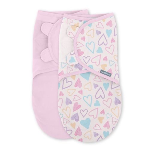 SwaddleMe by Ingenuity Original Swaddle - I Heart You - 0-3 Months - 2pk