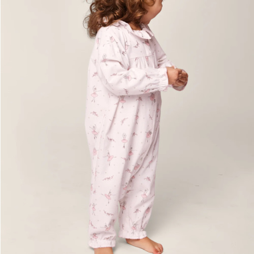 Baby's Twill Madeline Romper in Sugar Plum Fairy