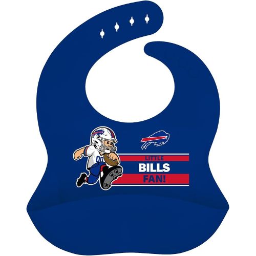 Baby Fanatic NFL Silicone Bib - Premium Quality, Educational, and Fun Activity for Kids and Families