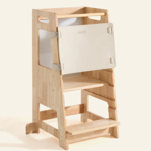 HARPPA Nordo | Safe & Stable Montessori Toddler Kitchen Wooden Tower - Perfect for Cooking & Learning, Counter Helper, Kitchen Tower, Gift for 2 Year Old