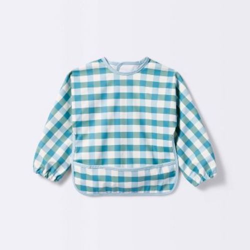 Long Sleeve Bib - Gingham - Cloud Island™