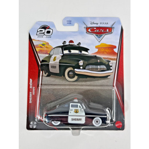 Disney Pixar Cars Sheriff Diecast 20th Anniversary 2026 Mattel New In Box