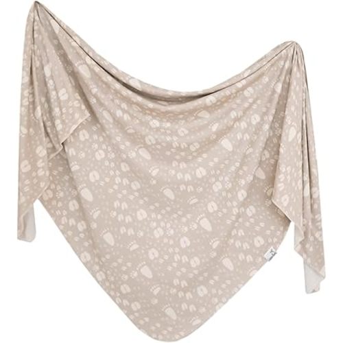 Copper Pearl Baby Swaddle Blanket Knit Large Tracker