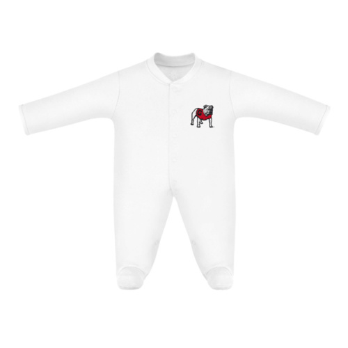 Georgia Bulldogs Footed Romper | College Baby
